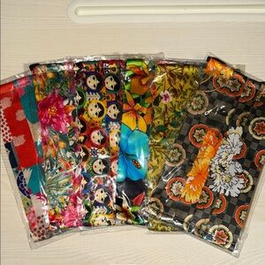 Colorful Patterned Face Masks Set